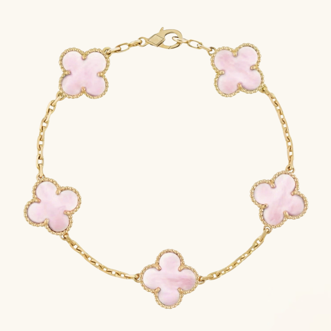 CLOVER | Armband Roze