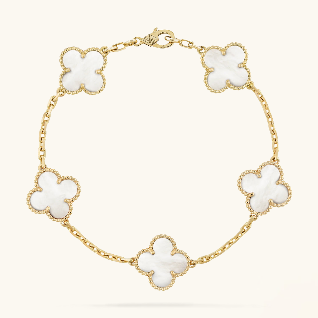 CLOVER | Armband Wit