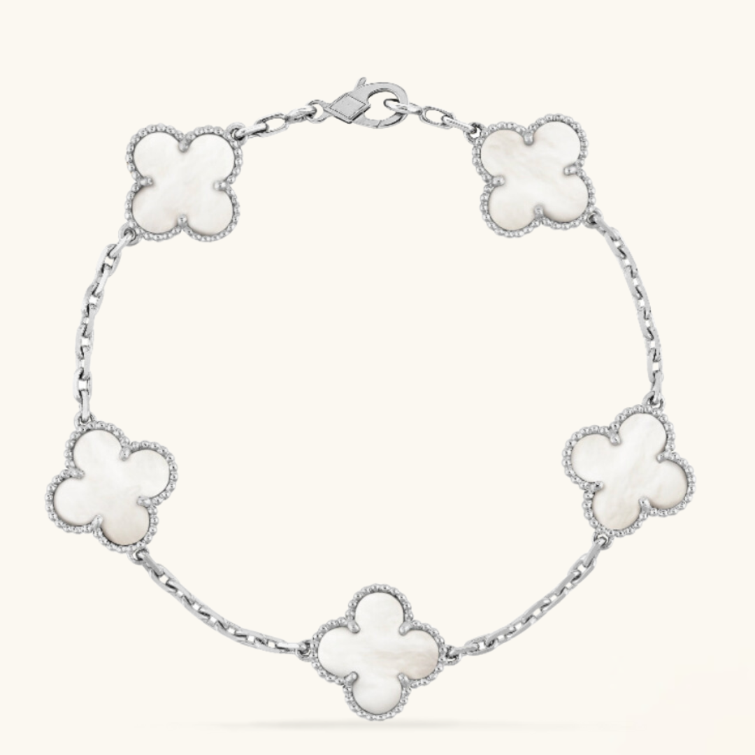 CLOVER | Armband Wit
