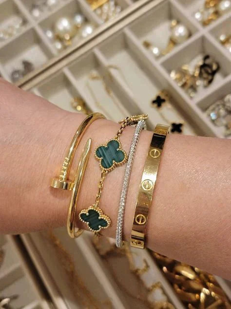 CLOVER | Armband Groen