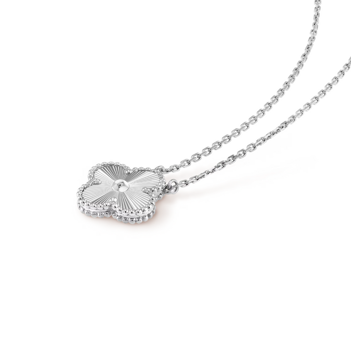 CLOVER | Ketting Zilver