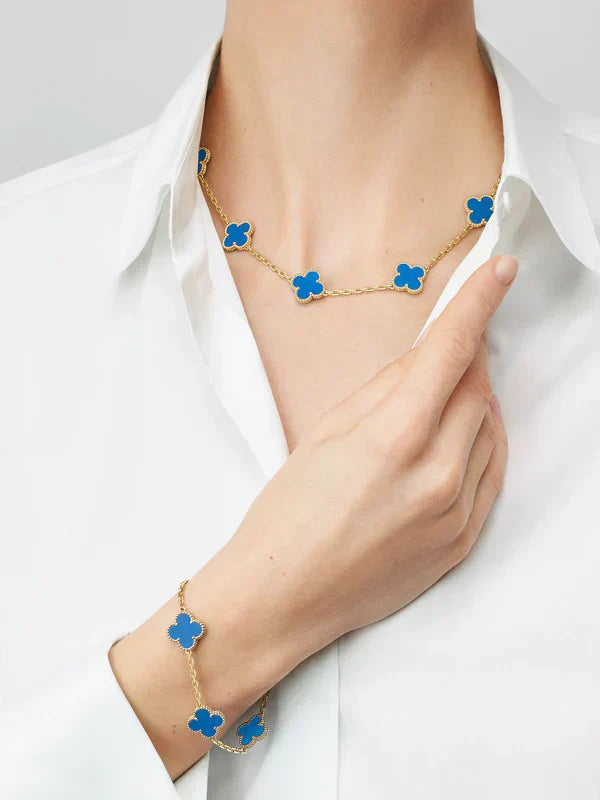 CLOVER | Armband Blauw