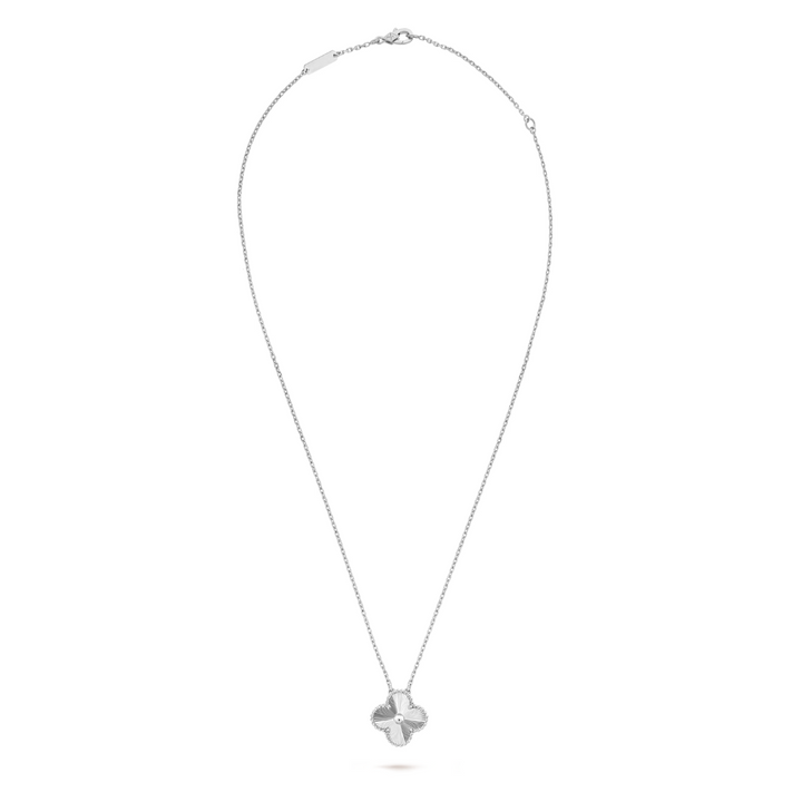 CLOVER | Ketting Zilver