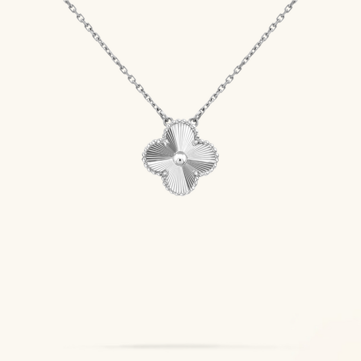CLOVER | Ketting Zilver