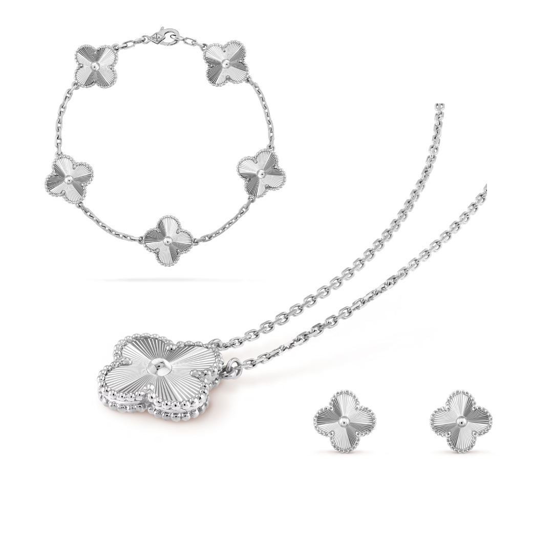 CLOVER | Sieradenset Premium Zilver