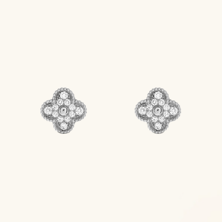 CLOVER | Oorbellen Zilver Prestige