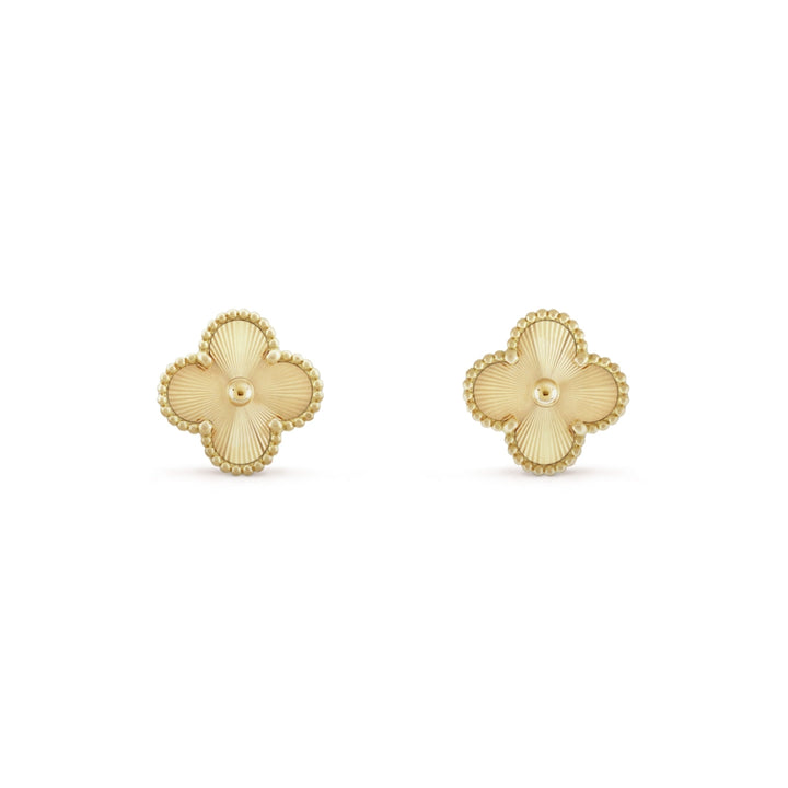 CLOVER | Oorbellen Goud