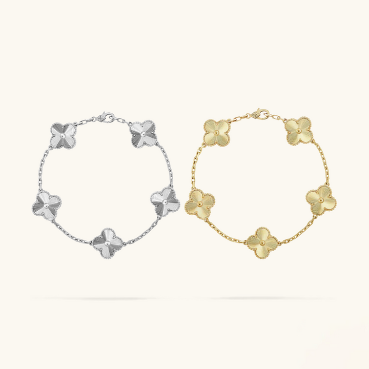 CLOVER | Armbandset Zilver/Goud, 2-delig