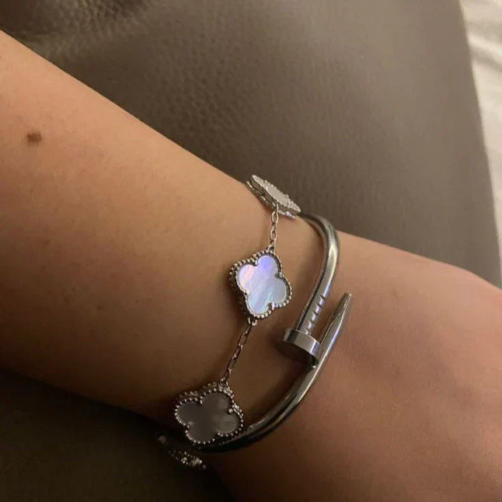 CLOVER | Armband Wit