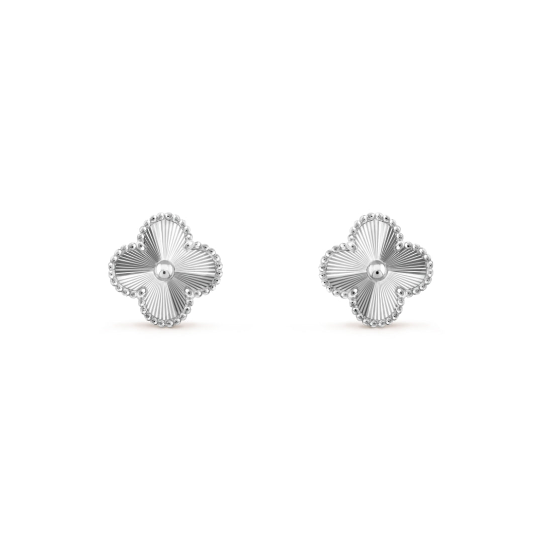 CLOVER | Oorbellen Zilver