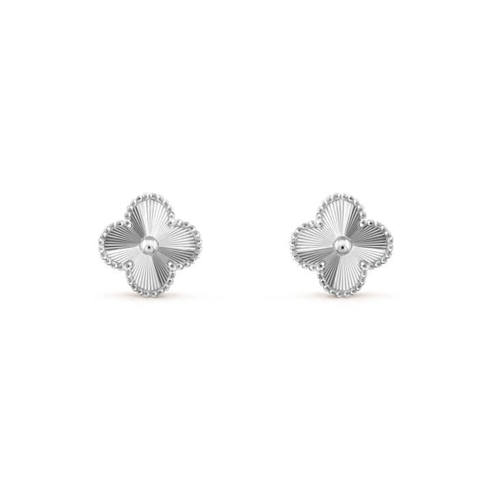 CLOVER | Oorbellen Zilver
