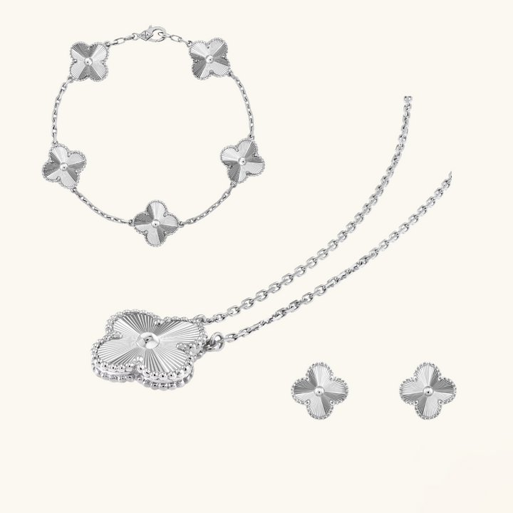 CLOVER | Sieradenset Premium Zilver