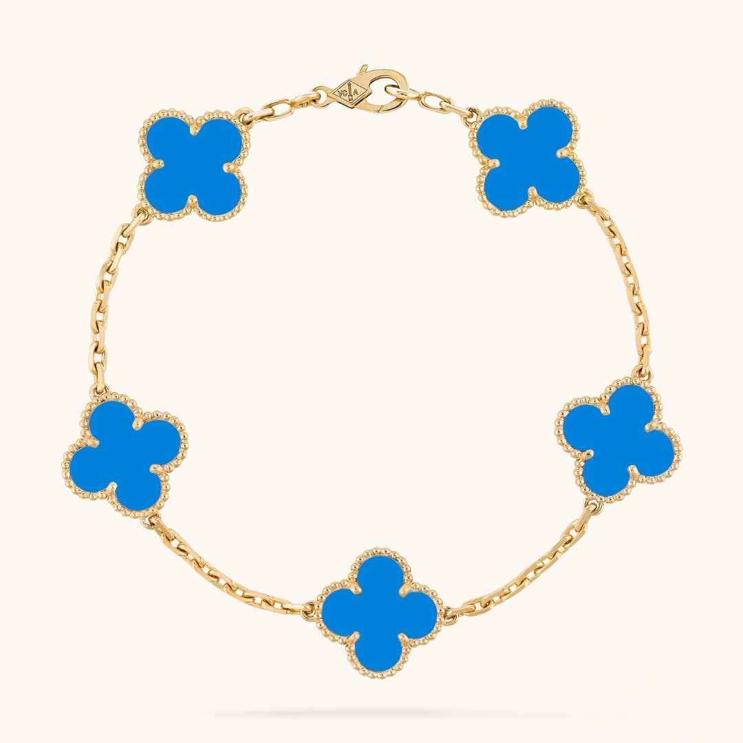 CLOVER | Armband Blauw