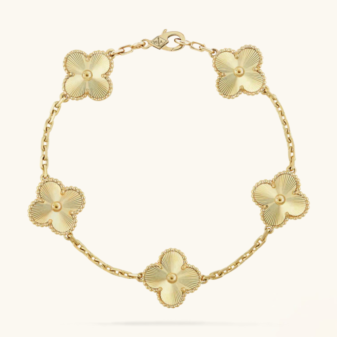 CLOVER | Armband Goud