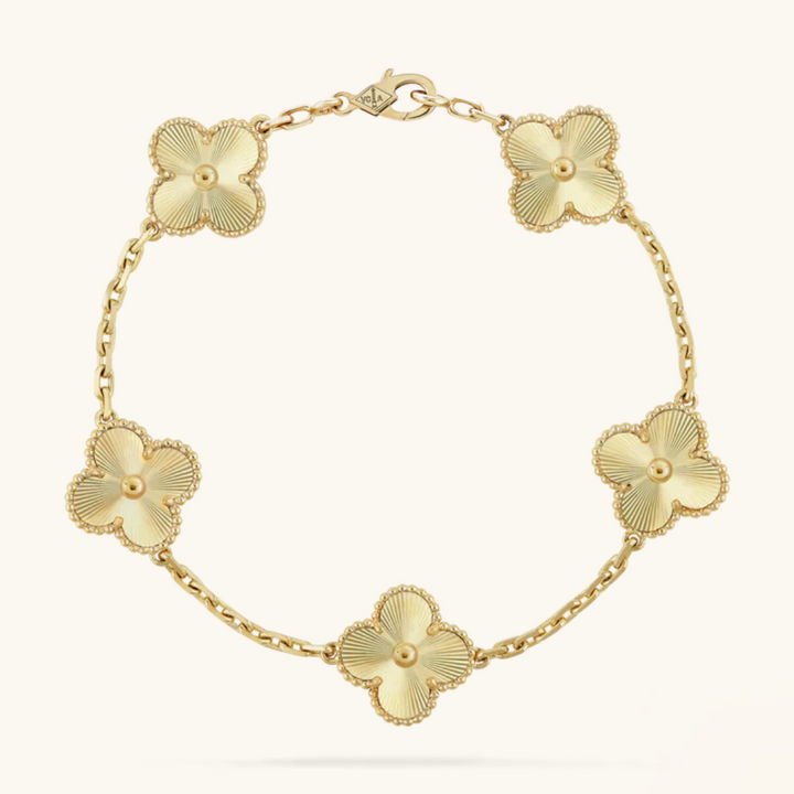 CLOVER | Armband Goud