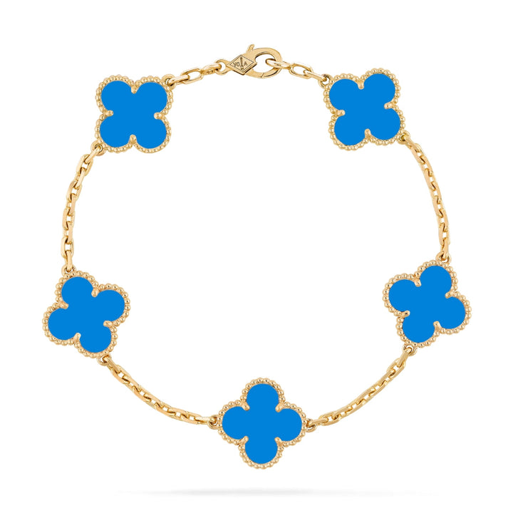 CLOVER | Armband Blauw