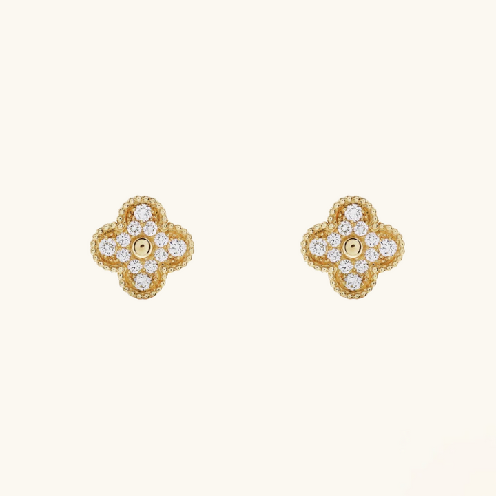 CLOVER | Oorbellen Goud Prestige