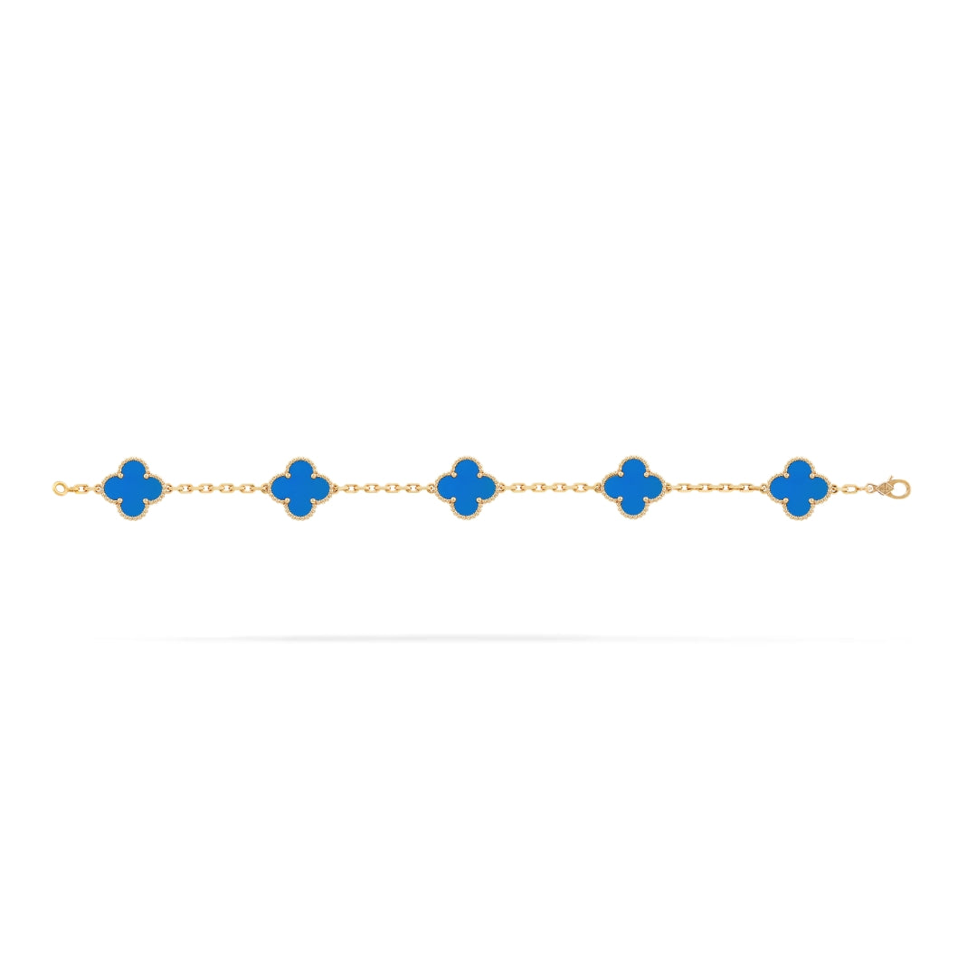 CLOVER | Armband Blauw