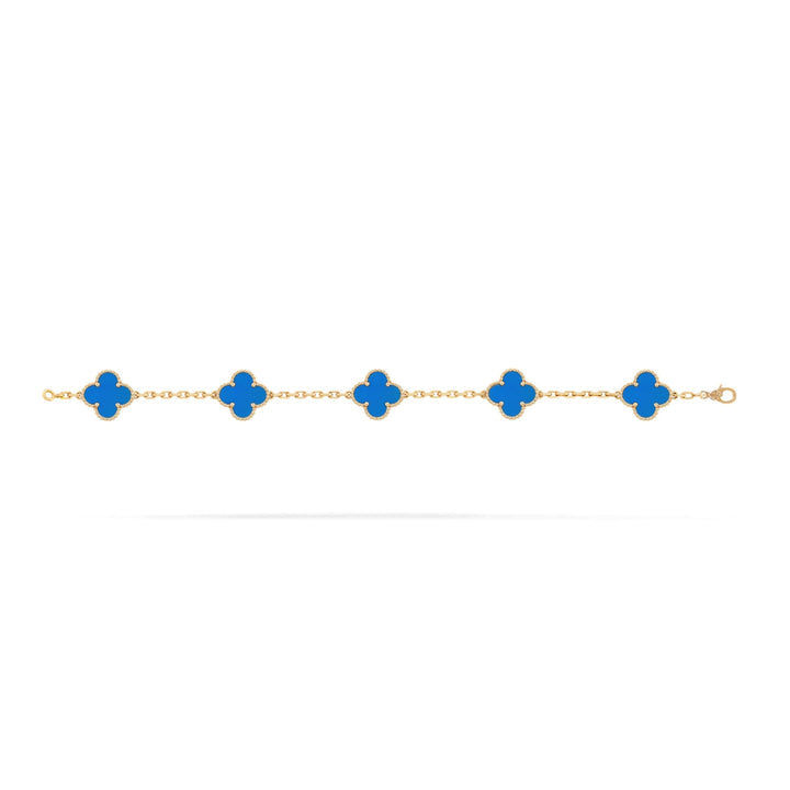CLOVER | Armband Blauw
