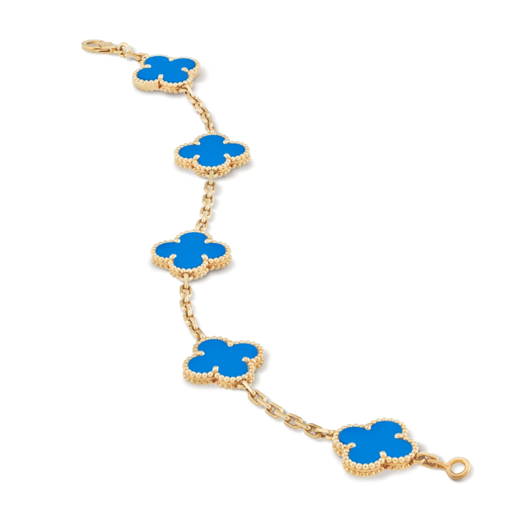CLOVER | Armband Blauw