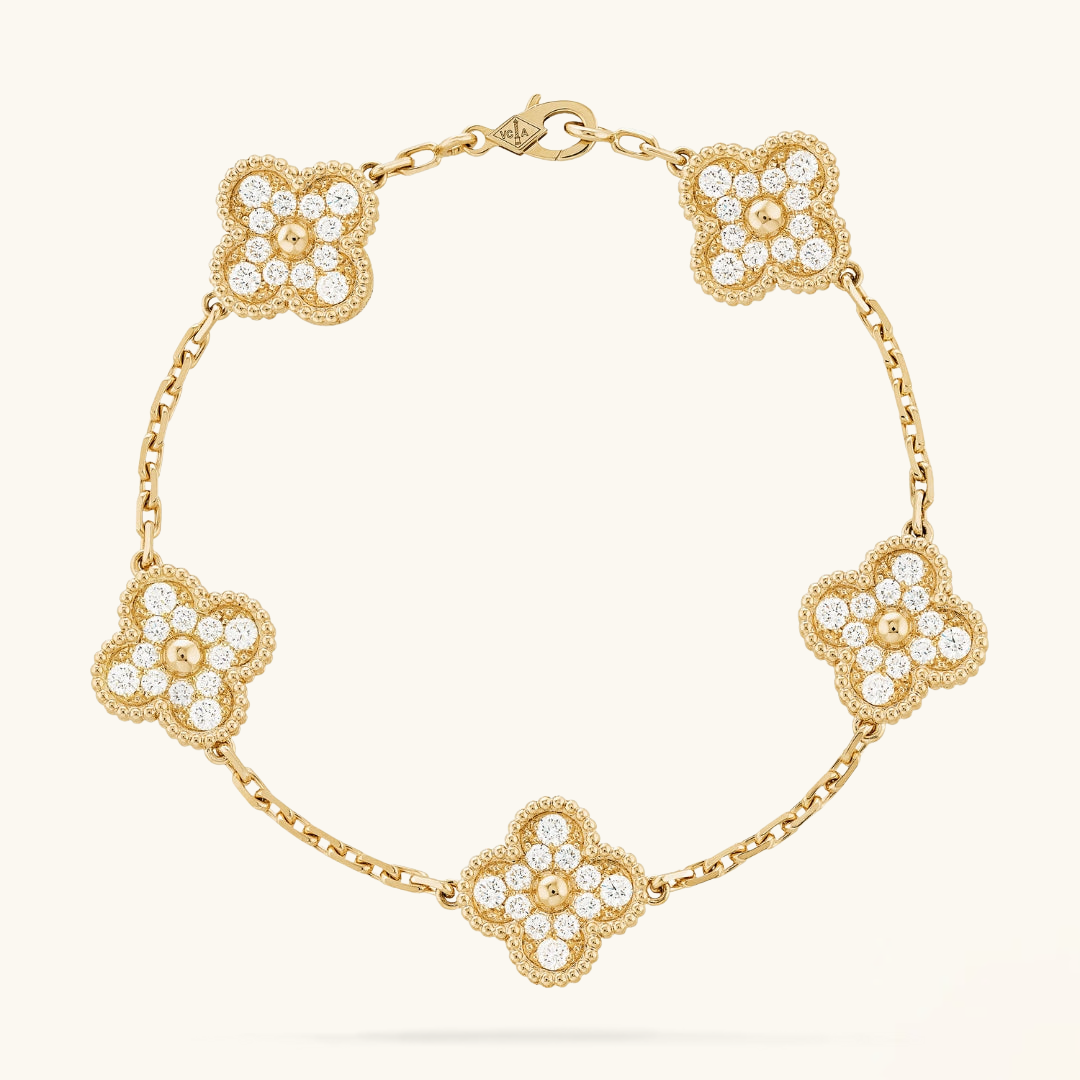 CLOVER | Armband Goud Prestige