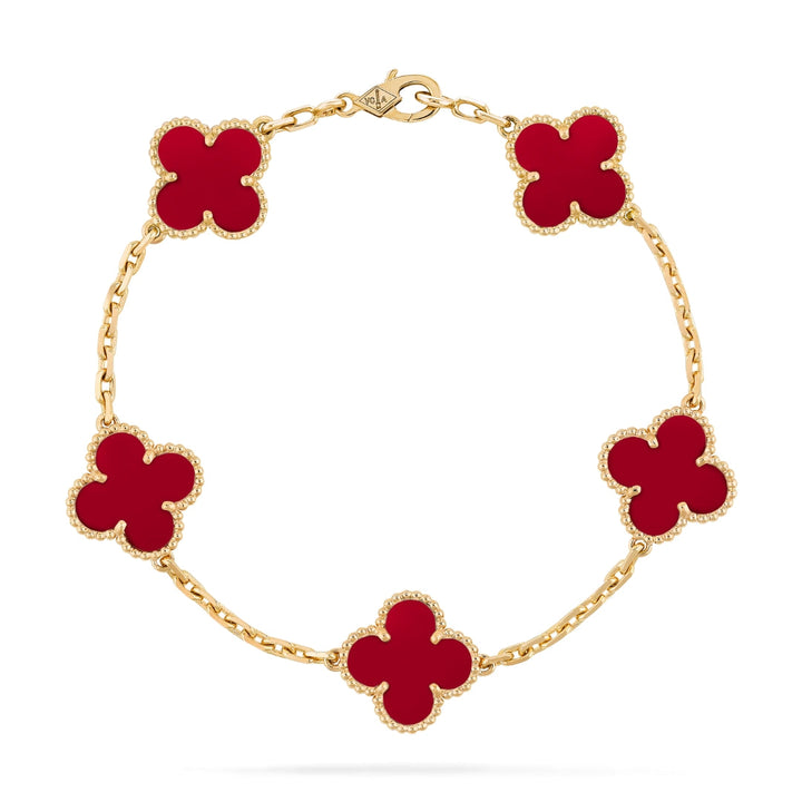 CLOVER | Armband Rood