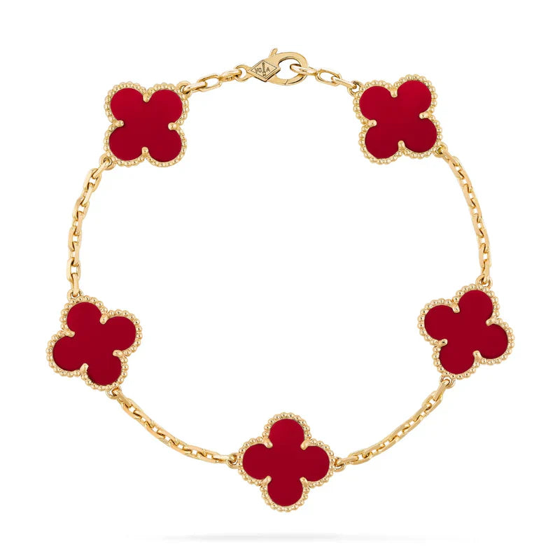 CLOVER | Sieradenset Premium Rood