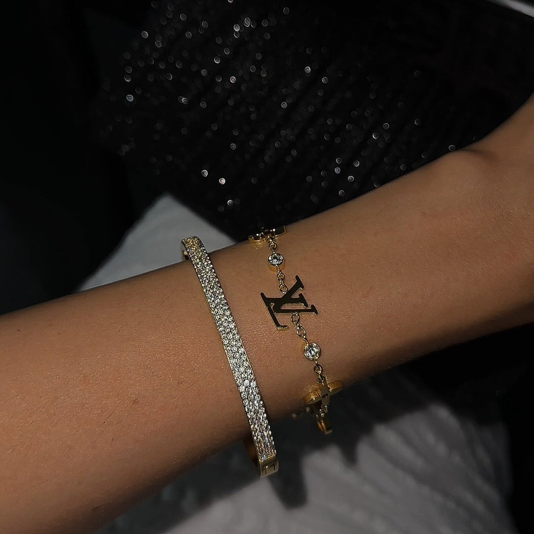 EXCLUSIVE | Armband Lottie Goud