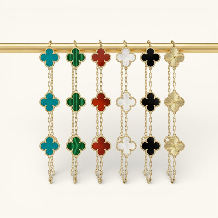 CLOVER | Set van 6 armbanden