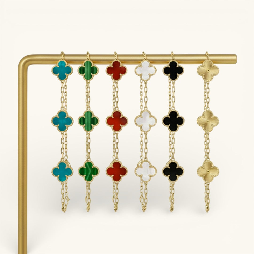 CLOVER | Set van 6 armbanden