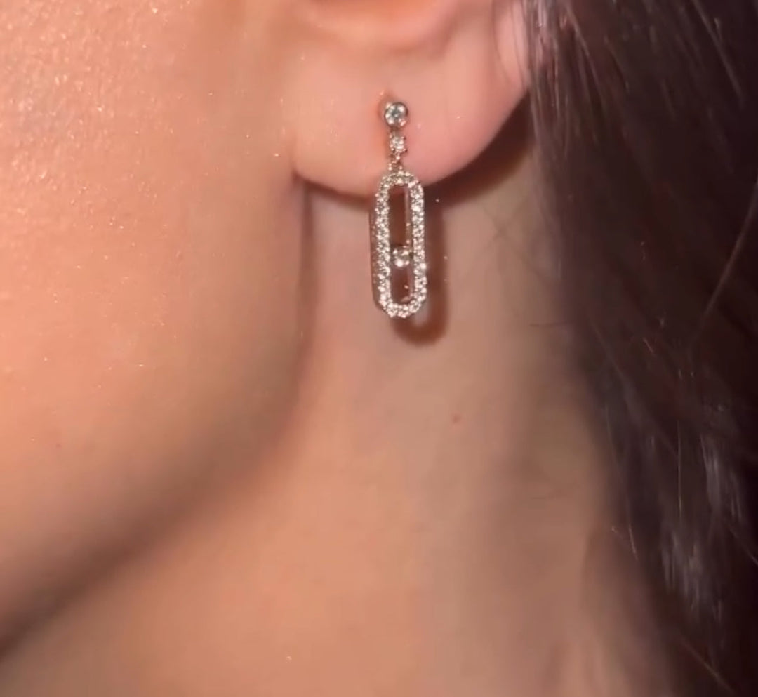 EXCLUSIVE | Oorbellen Myla Diamanté Hoop