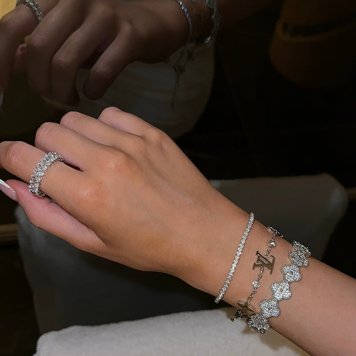EXCLUSIVE | Armband Lottie Zilver