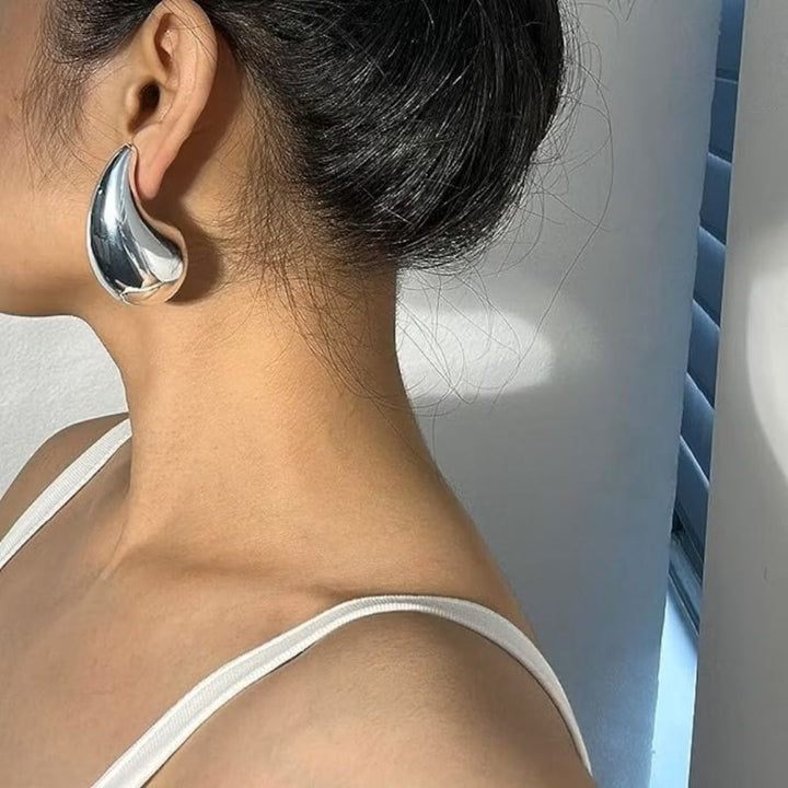 Sandra Teardrop | Oorbellen Goud