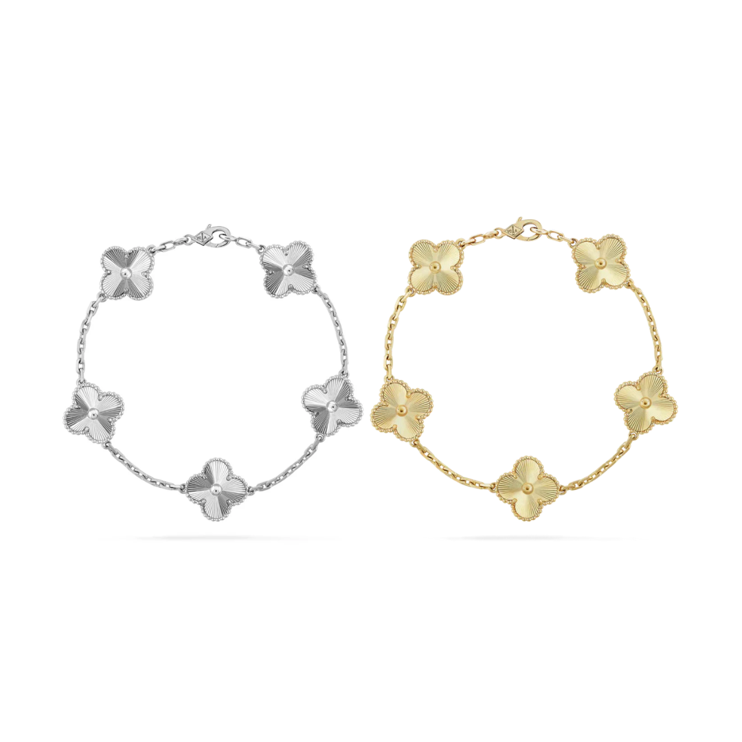 CLOVER | Armbandset Zilver/Goud, 2-delig
