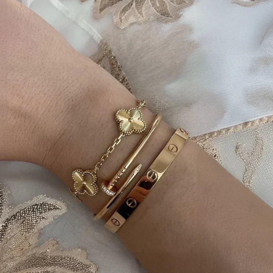 3-delig | Armbandset Goud