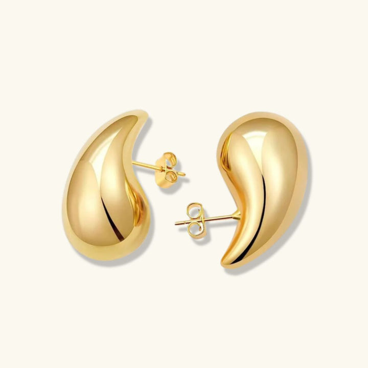 Sandra Teardrop | Oorbellen Goud