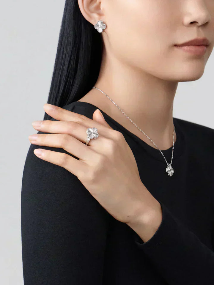 CLOVER | Sieradenset Premium Zilver