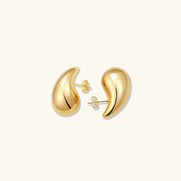 Sandra Teardrop | Oorbellen Goud