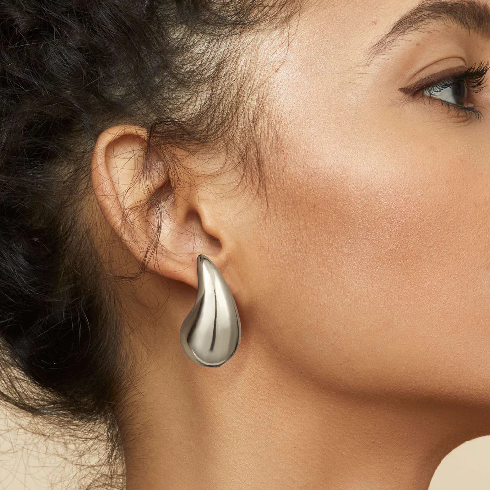 Sandra Teardrop | Oorbellen Goud