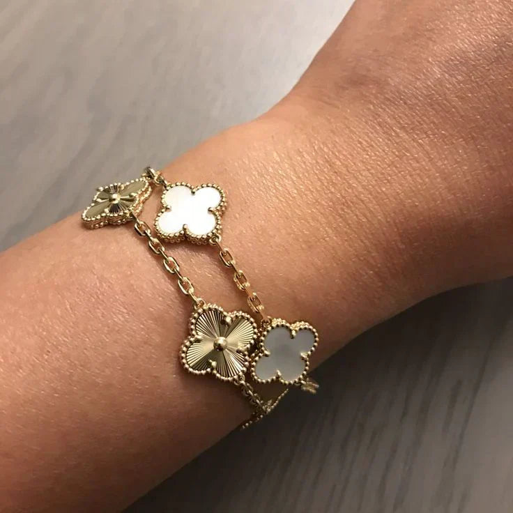 CLOVER | Armband Wit