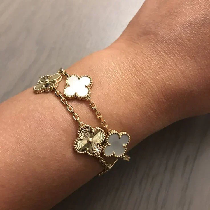 CLOVER | Armband Wit
