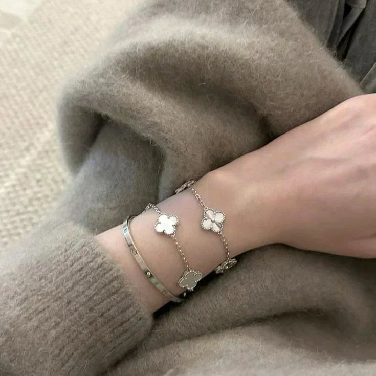 CLOVER | Armband Wit